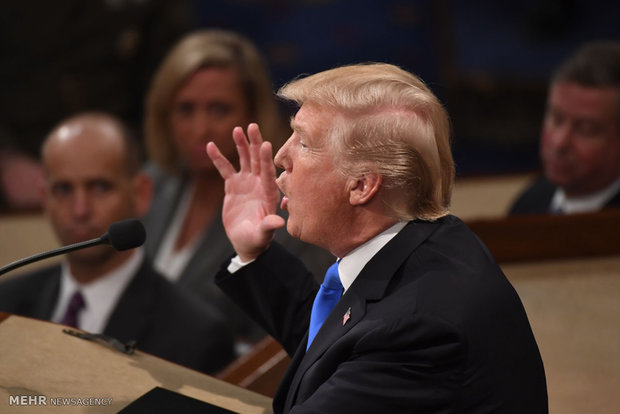 اولین سخنرانی ترامپ در کنگره