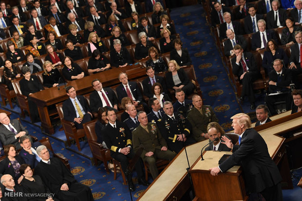 اولین سخنرانی ترامپ در کنگره