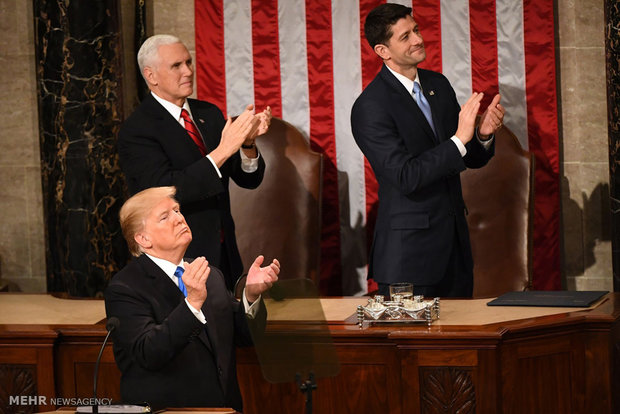 اولین سخنرانی ترامپ در کنگره