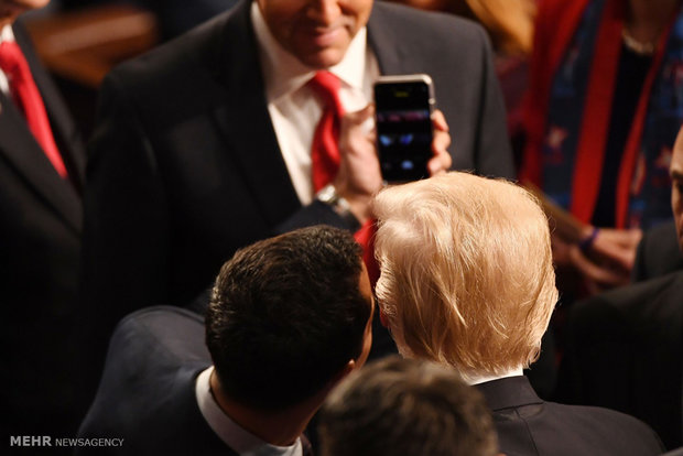 اولین سخنرانی ترامپ در کنگره