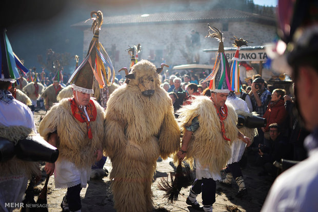 کارناوال ایتورن در شمال اسپانیا‎