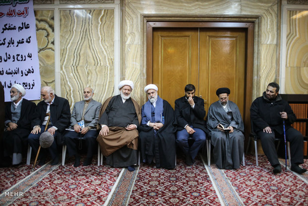 مراسم چهلم آیت الله حائری شیرازی