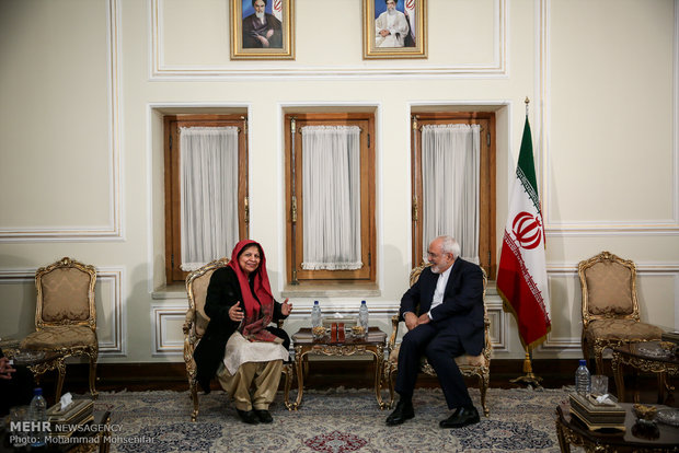 وزير الخارجية الإيراني يستقبل مساعدة الأمين العام للأمم المتحدة