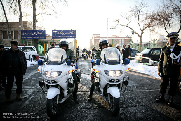 Armed Forces motorcyclists mark Islamic Revolution anniversary 