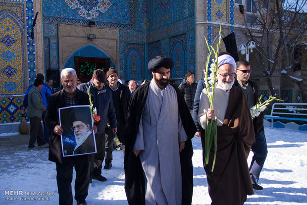 گلباران حوزه طلبگی امام خمینی "ره" در اراک