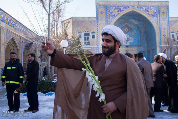 گلباران حوزه طلبگی امام خمینی "ره" در اراک