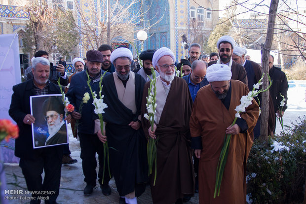 گلباران حوزه طلبگی امام خمینی "ره" در اراک