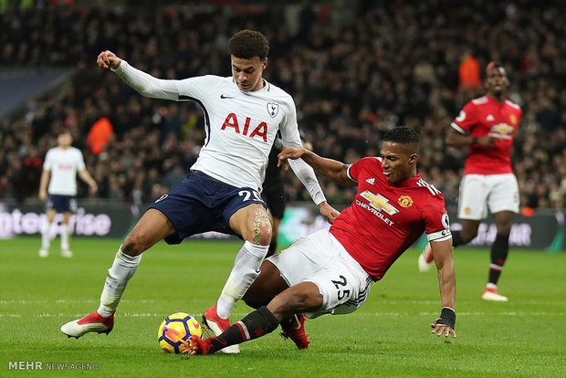 دیدار تیم های فوتبال تاتنهام و منچستریونایتد‎