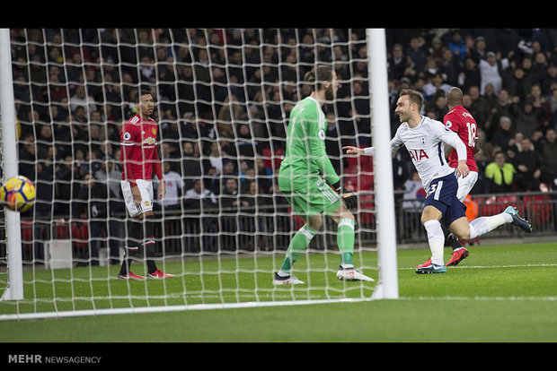 دیدار تیم های فوتبال تاتنهام و منچستریونایتد‎