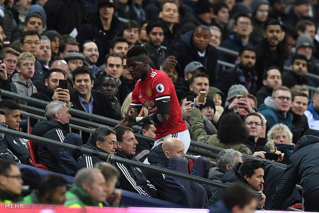 دیدار تیم های فوتبال تاتنهام و منچستریونایتد‎