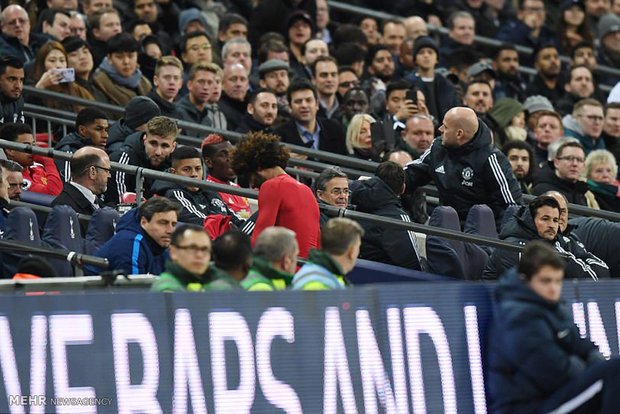 دیدار تیم های فوتبال تاتنهام و منچستریونایتد‎