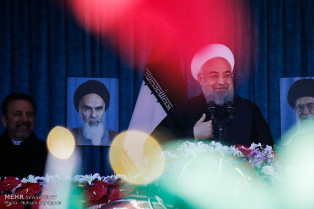 Ruhani'nin Kirman ziyaretinden kareler