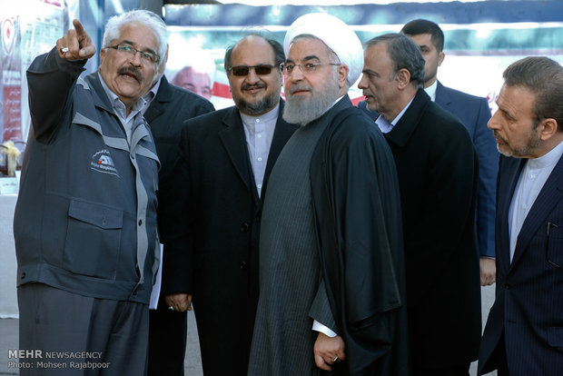 Ruhani'nin Kirman ziyaretinden kareler