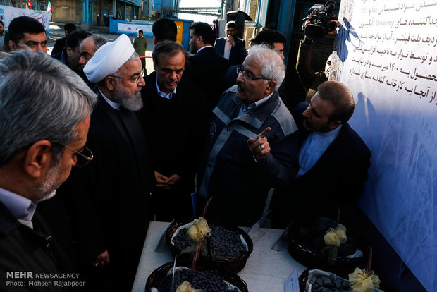 Ruhani'nin Kirman ziyaretinden kareler