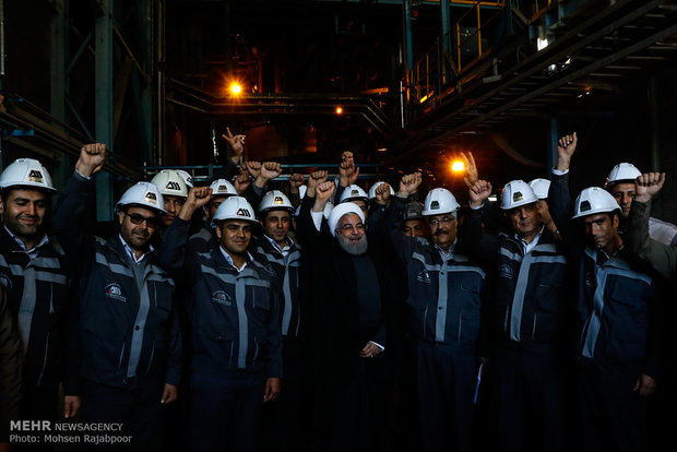 Ruhani'nin Kirman ziyaretinden kareler