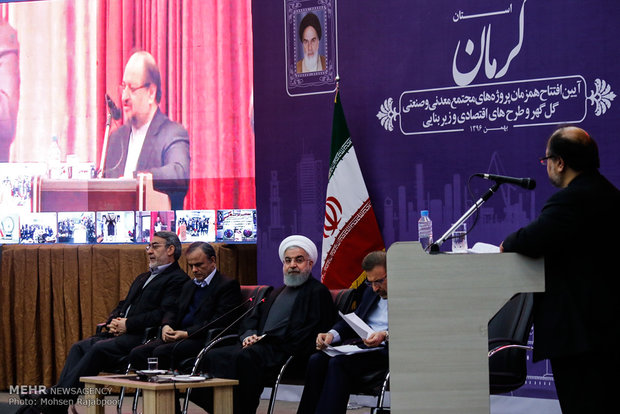 Ruhani'nin Kirman ziyaretinden kareler