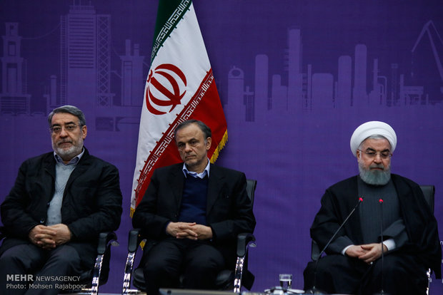 Ruhani'nin Kirman ziyaretinden kareler