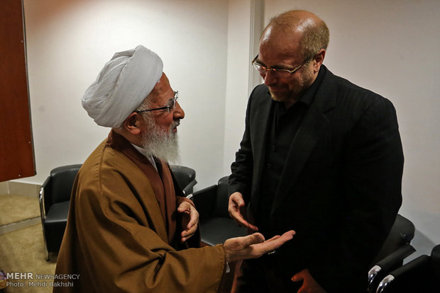 دیدار محمد باقر قالیباف شهردار سابق تهران با مراجع