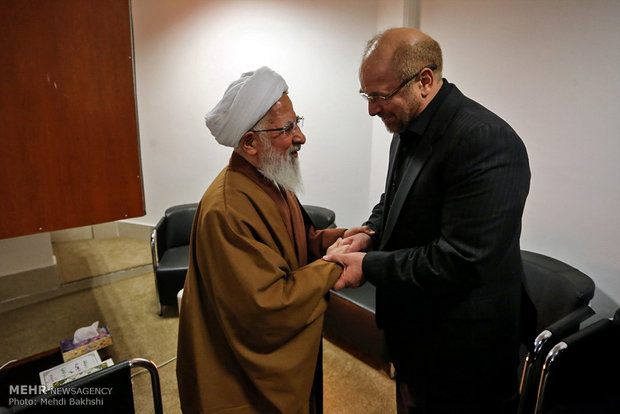 دیدار محمد باقر قالیباف شهردار سابق تهران با مراجع