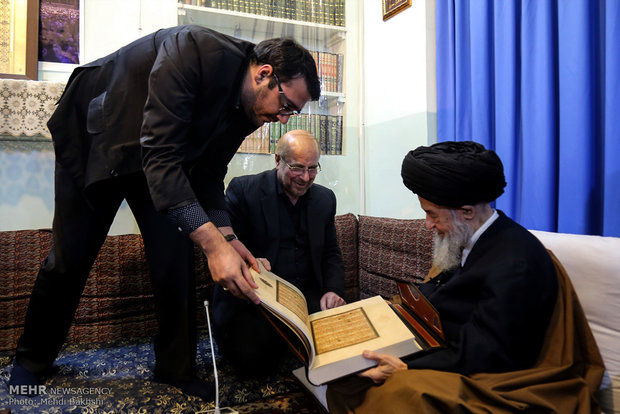 دیدار محمد باقر قالیباف شهردار سابق تهران با مراجع