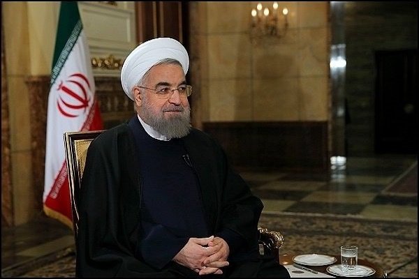 اقامة مراسم استقبال الرئيس روحاني في القصر الرئاسي في نيودلهي
