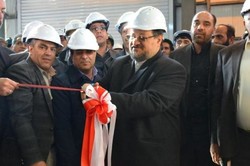 وزیر صنعت از یک واحد تولید لوله های فولادی درساوه بهره برداری کرد