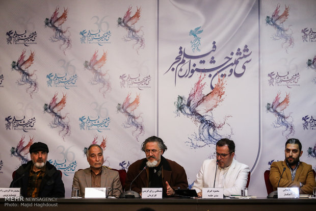 نشست خبری فیلم مستند بانو قدس ایران در سومین روز از سی و ششمین جشنواره فیلم فجر