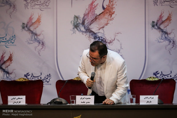 محمود گبرلو در سی و ششمین جشنواره فیلم فجر