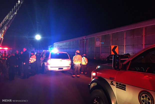 قتيلين وعشرات المصابين جراء تصادم قطارين في جنوب شرق الولايات المتحدة