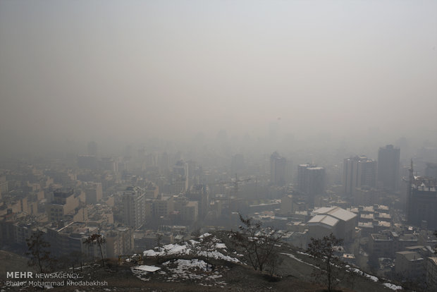 تہران میں ہوا میں آلودگی