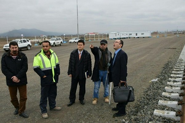 Japan’s politico-economic delegation visits Astara-Astara rail route