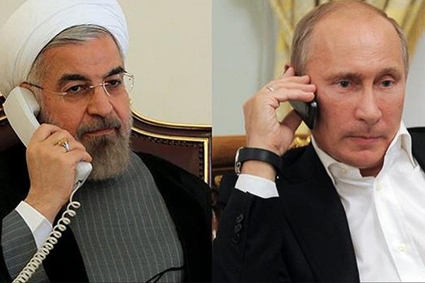 Iranian, Russian presidents confer on regional issues on phone