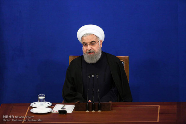 روحاني: الحكومة الايرانية التزمت بكل تعهداتها حيال الاتفاق النووي