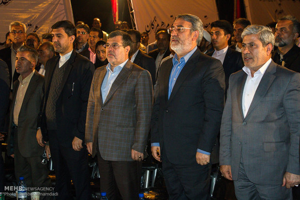 افتتاح پروژه های شهری بندرعباس با حضور  عبدالرضا رحمانی فضلی وزیر کشور 