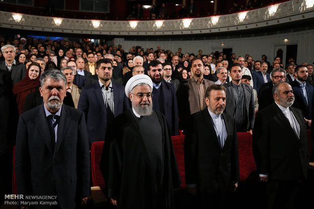 Pres. Rouhani at Book of the Year Award ceremony