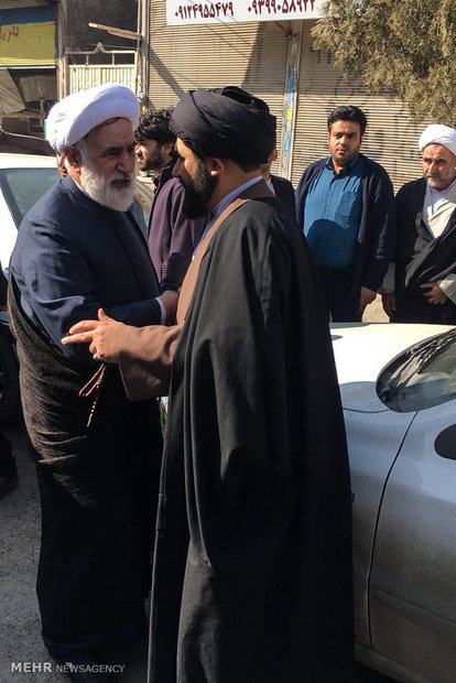 مراسم تشييع پیکر ابوی حجت الاسلام روحانی نژاد 