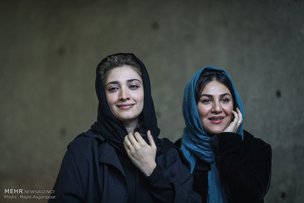 ستاره اسکندری و مینا ساداتی بازیگران فیلم سرو زیر آب ششمین روز جشنواره فیلم فجر