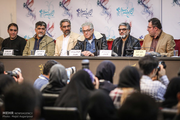 نشست خبری فیلم سرو زیر آب