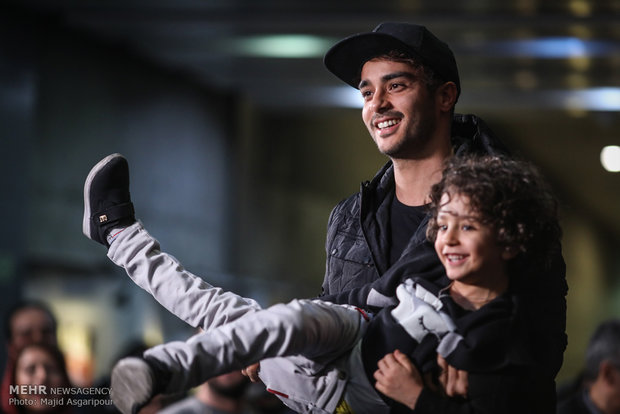 ساعد سهیلی بازیگر فیلم اتاق تاریک در ششمین روز جشنواره فیلم فجر