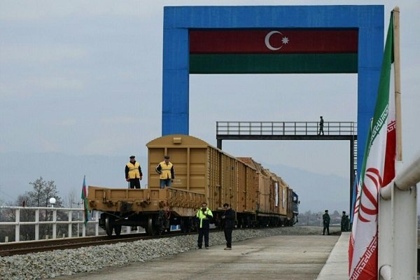 Azerbaijan’s 1st freight train arrives in Iran via Astara rail route