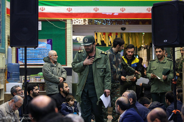 مراسم گرامیداشت شهید مدافع حرم محمد معافی در کرج