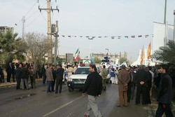 ندای استکبار ستیزی مردم مرز دار شهرستان مهران