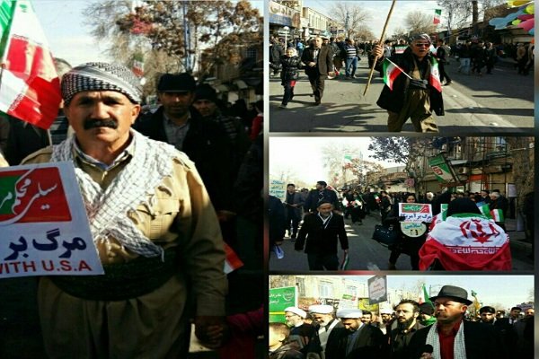 راهپیمایی ۲۲ بهمن ارومیه رنگ حماسه گرفت/حضور وحدت آفرین همه ادیان