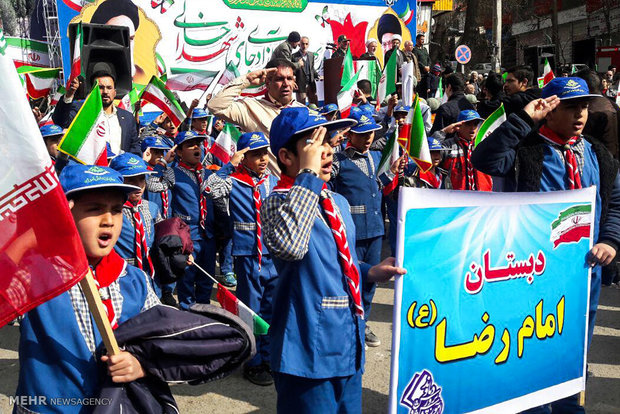 راهپیمایی یوم الله ۲۲ بهمن در دماوند / شمیم علاالدینی