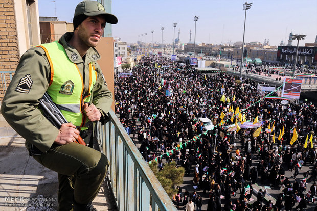 راهپیمایی یوم الله ۲۲ بهمن در قم