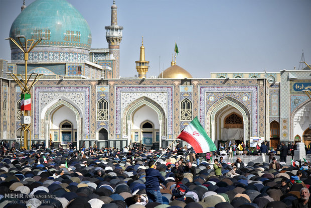راهپیمایی یوم الله ۲۲ بهمن در مشهد