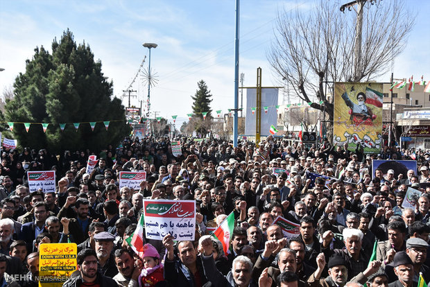 راهپیمایی یوم الله ۲۲ بهمن در شهرضا - محمد مهدی ملکی