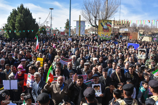 راهپیمایی یوم الله ۲۲ بهمن در شهرضا - محمد مهدی ملکی