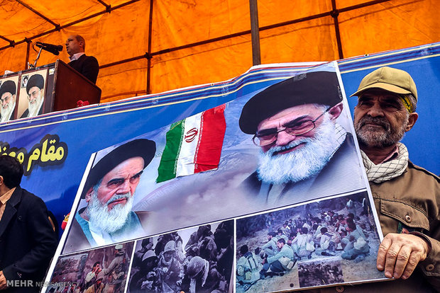 راهپیمایی یوم الله ۲۲ بهمن در گنبد کاووس