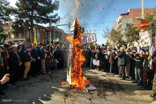 راهپیمایی یوم الله ۲۲ بهمن در گنبد کاووس